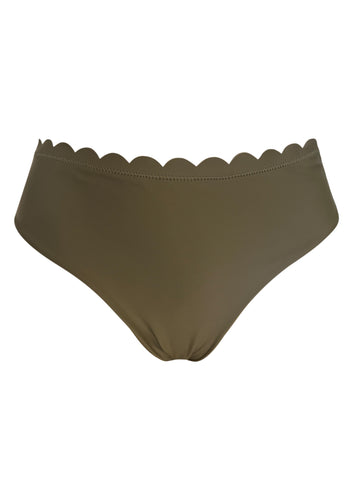 Venus Dark Olive Mid Rise Bottom