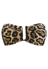 Load image into Gallery viewer, KAANDA CLASSIC Cheetah Maxime Bandeau Top U Accessory w Removable Cups