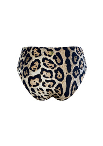 KAANDA CLASSIC Cheetah Mid Rise Front Twist Bottom