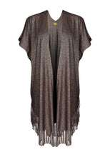 Load image into Gallery viewer, Golden Nougat Kaftan with Fringe- Resort Collection