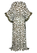 Load image into Gallery viewer, Leo Olive Open Maxi Kaftan - Resort Collection