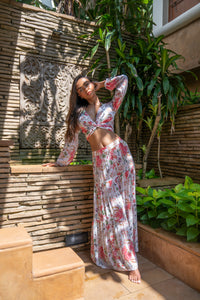 Butterfly Gypsy Crop Top - Resort Collection