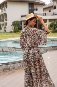 Cheetah Bella Maxi Dress - Resort Collection