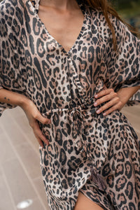 Cheetah Bella Maxi Dress - Resort Collection